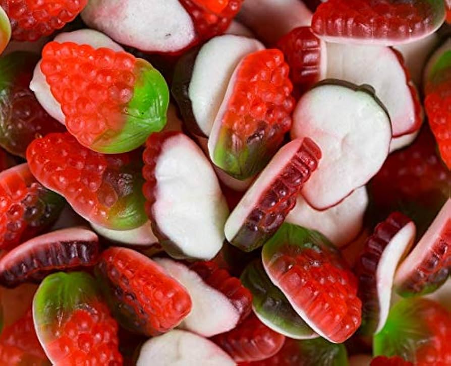 Foam Bottom Strawberries Halal Gummies (0.5 lb)