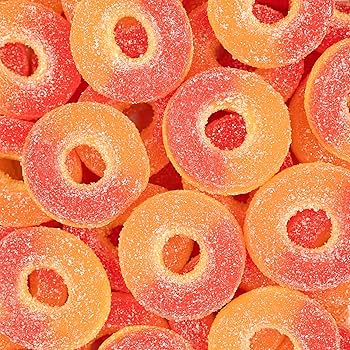 Peach Rings Halal Gummies (0.5 lb)